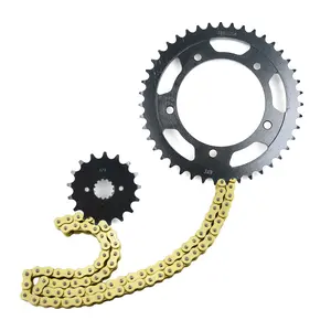 530 H O Ring 1000CC Motorcycle Chain and 43T / 17T Sprocket Kit for Suzuki GSXR1000 2001-2006