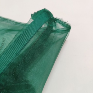 Drak — pochette cosmétique en <span class=keywords><strong>Organza</strong></span> vert, 40x60 cm, logo personnalisé - Product Image 5