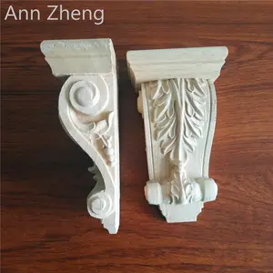 Üretici toptan katı ahşap parantez oyma corbels parantez