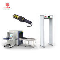 X ray bagages scanner machine pour empêcher les objets dangereux de scanner de bagage de rayon de x de 65*50 cm