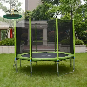 JianTuo Sports TUV GS CE 1.83m 2.44m 3.05m 3.66m 3.96m 4.27m 4.57m 4.87m Kids Outdoor Play Jumping Trampoline With Net