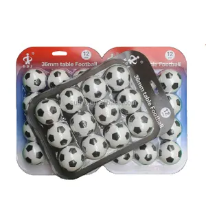 Soccer Balls Football Table Accessories Toy Ball Mini Resin Great Gift for Child Black Plastic PP Bags OEM ABS Fun Stress Ball