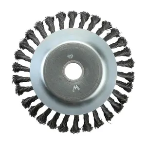 <span class=keywords><strong>Brosse</strong></span> métallique <span class=keywords><strong>de</strong></span> débroussailleuse électrique <span class=keywords><strong>de</strong></span> 200mm Outil d'herbe à tête <span class=keywords><strong>de</strong></span> mauvaises herbes robuste - Product Image 1