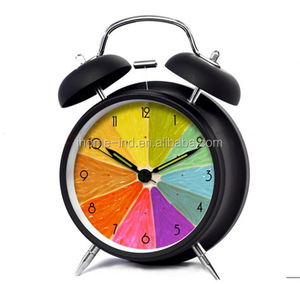 Mini negro reloj de alarma doble campana del reloj de alarma - Product Image 4