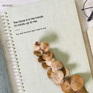 הסיטונאי מחברת ספירלה אישית בגודל b5 ממוחזר קשה עם 40 גליונות מחברת a5 זול עם נייר - Product Image 4