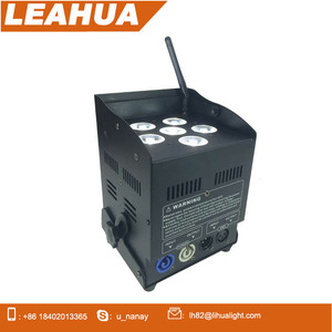 Giai đoạn DJ ánh sáng powercon 6 cái 6in1 pin hoạt động LED PAR có thể Đèn sân khấu DMX512 chế độ điều khiển trong & ra kết nối - Product Image 3