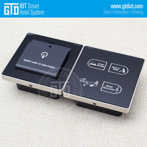 Système de sonnette tactile DND avec cadre en alliage de zinc intégré pour hôtel intelligent 12V DC - Product Image 5