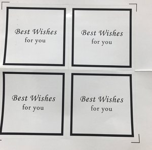 Logotipo de palabra inglesa personalizado pegatina adhesiva sensible al calor plateada pegatinas de diario bonitas pegatinas de planificador diario de reserva de chatarra - Product Image 4