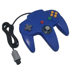 Nintendo 64 denetleyicisi N64 kontrol Retro64 denetleyici mavi