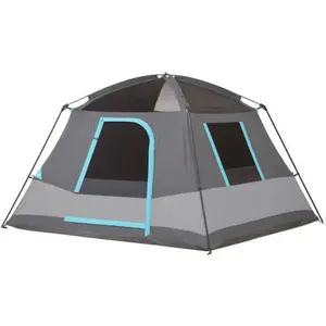 6 person outdoor dark room rest sleeping tent