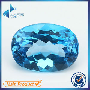 <span class=keywords><strong>Piedra</strong></span> de <span class=keywords><strong>Topacio</strong></span> <span class=keywords><strong>Azul</strong></span> Natural de Corte Ovalado de Gran Tamaño - Product Image 6