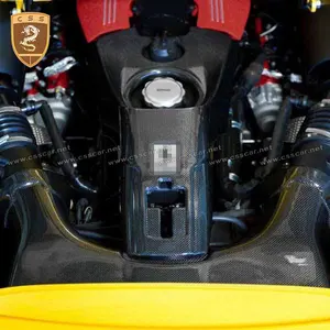 Fibra De Carbono Interior Do Motor Trims Adequado Para Ferrari 488 GTB Carbon Fiber Air Filter