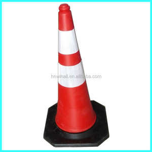กรวยจราจรสีแดง เขียว เหลือง พร้อมแผ่นสะท้อนแสง - Product Image 4