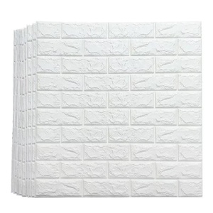 <strong>3d</strong> Foam <strong>Wall</strong> <strong>Panel</strong> Cheap Price 8.5mm Thickness <strong>Brick</strong> Foam Sticker Soft Living Room <strong>3d</strong> Wallpaper <strong>Brick</strong> for Indoor <strong>Wall</strong> Decoration - Product Image 6
