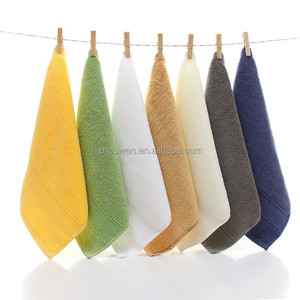 Venta al por mayor de fábrica 650GSM 100 algodón mano cara bordada Toalla blanca - Product Image 2