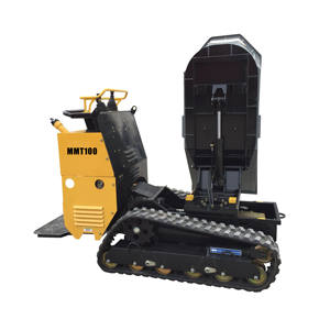 Honda 1200kg Tracked Rupsdumper/<span class=keywords><strong>Mini</strong></span> Transporter/1ton Minibagger Raupendumper Swivel Tip Crawler Loader <span class=keywords><strong>Mini</strong></span> Loader Motor Pump - Product Image 5