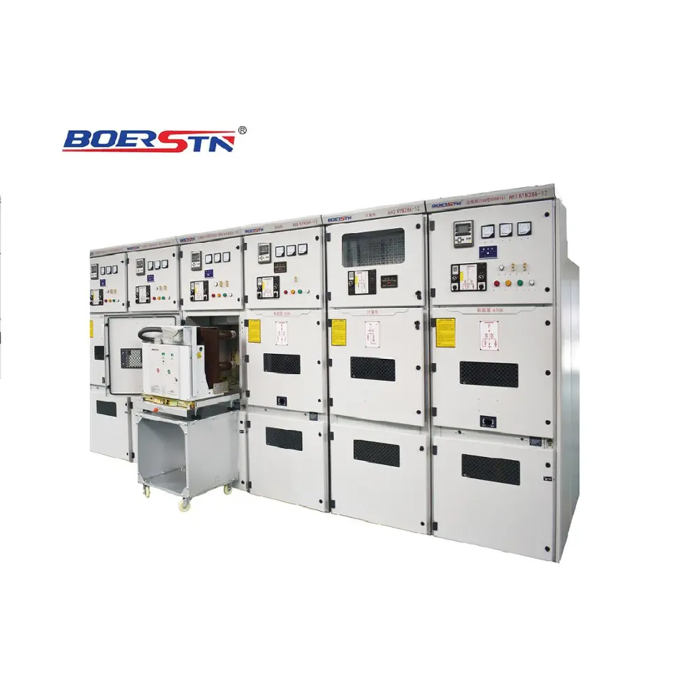 Withdrawable VCB Vacuum Circuit Breaker 12KV Electrical Power Distribution Switchgear Panel / Switchboard