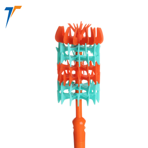 360 Degree Rotating Anti-bacterial Silicone Milk <strong>Bottle</strong> <strong>Brush</strong> for Baby <strong>Bottles</strong> Flexible, BPA-Free Cleaning Tool with Long Handle - Product Image 3