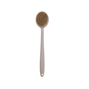Cepillo de baño de cuerpo de silicona Ultra suave, sin BPA, <span class=keywords><strong>con</strong></span> mango largo para hombre y <span class=keywords><strong>mujer</strong></span> - Product Image 4