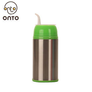 Fabricante de doble pared de acero inoxidable y plástico interior Yerba <span class=keywords><strong>mate</strong></span> taza de té con pajita de plástico - Product Image 5