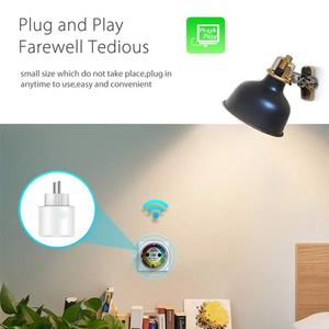 Control de APP Wifi inteligente del zócalo Enchufe europeo de la UE enchufe inteligente trabajo con Amazon Alexa - Product Image 3