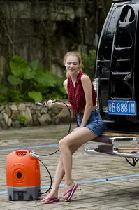 Pressure Washing Machine 12v Battery 4400mAh Lead Acid 17L Tank Portable Outdoor Camping Pressure Washer Electric