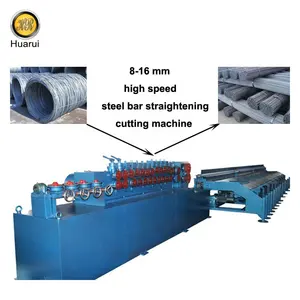 8-16mm zero error high speed wire rod straightening and cutting machine