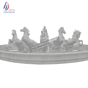 Fuente de Agua de Mármol Grande para Exteriores, Estilo <span class=keywords><strong>Fontana</strong></span> Di Trevi, en Venta - Product Image 3