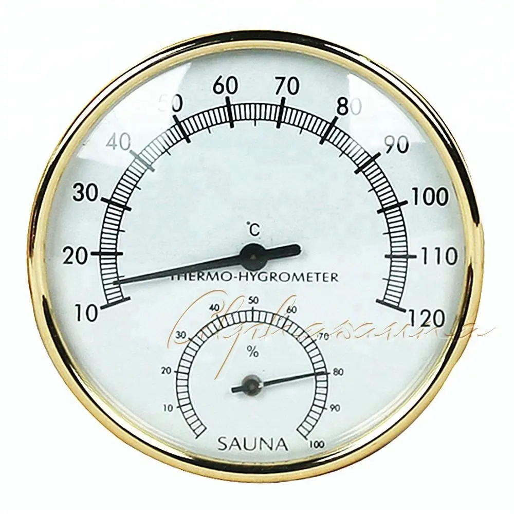 サウナアクセサリータイプ壁掛け式サウナ温度計湿度計