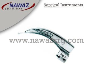 Laryngoscope de qualité supérieure Mcintosh Blade Fig. 2 Laryngoscope de diagnostic chirurgical personnalisé en acier inoxydable de 110mm - Product Image 2
