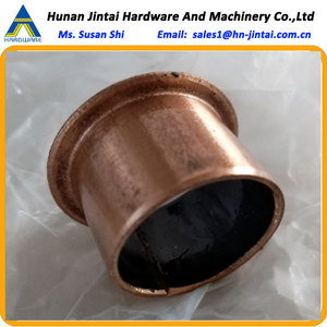 บูชหน้าแปลน DU ปลอกทองแดงพร้อมลูกปืนเคลือบ PTFE ส่งออกไปยังกรุงเทพฯ ประเทศไทย - Product Image 2