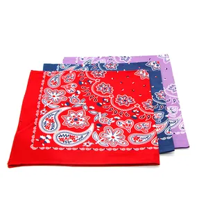 China Suppliers Paisley Pattern Girls Soft Cotton Handkerchiefs