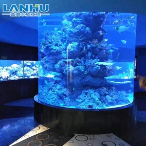 מפעל מחיר יצוק אקריליק גיליון גדול אקריליק צילינדר אקווריום דגי טנק - Product Image 5