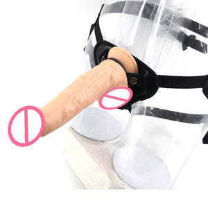 FAAK-consolador de juguete para sexo lésbico, pantalones de 23,5 cm, Juguetes sexuales de bondage, consolador con cinturón, consolador con correa para lésbica - Product Image 1