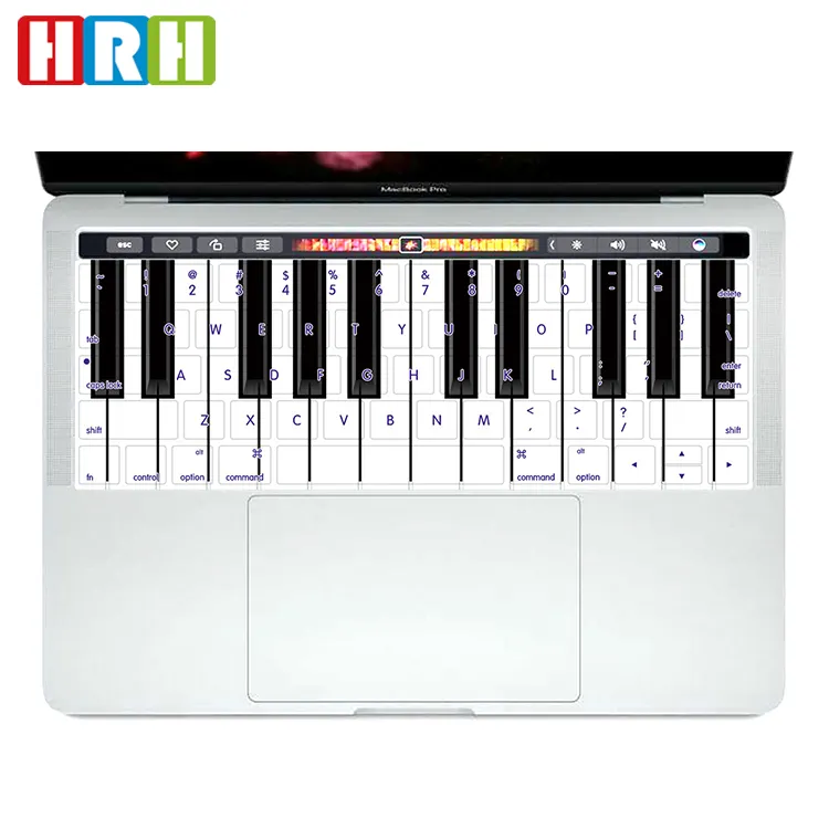 Capa de teclado de tpu japonês, original, design, pele para macbook pro 13 15, retina, barra de toque, capa de teclado para laptop