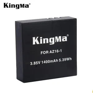 Kingma Ricaricabile Li-Ion di Sostituzione Della Batteria AZ16-1 Batteria per Xiaomi Yi 2K 4K Macchina Fotografica di Azione