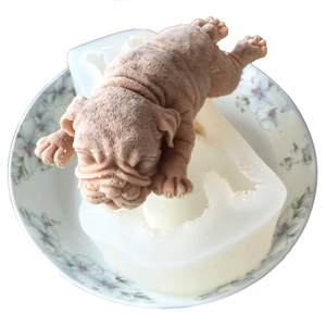 Nuevo Shar Pei pastel molde DIY <span class=keywords><strong>Bulldog</strong></span> torta de Mousse de molde de silicona de <span class=keywords><strong>crema</strong></span> de hielo molde - Product Image 2