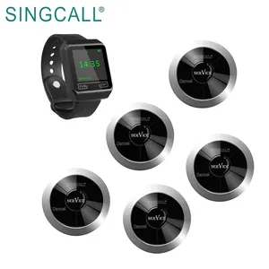 SINGCALL Call Button Pager Mobile Watch Receiver for Restaurant