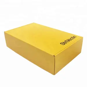 Fábrica pequeña caja de regalo de embalaje de cartón corrugado caja de plástico con logotipo personalizado