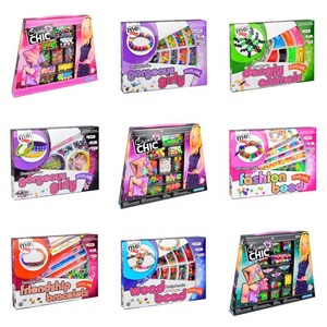 Sáng Tạo Trẻ Em Giáo Dục Vẻ Đẹp Salon Đồ Chơi Trẻ Em Gái Sá<span class=keywords><strong>n</strong></span> Đầu Đồ Chơi Pop Arty Hạt Đính Thủ Công - Product Image 6