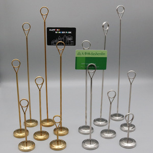 ที่วางป้ายเลขโต๊ะโลหะสีทอง - Product Image 4