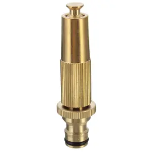 Brass quick connector adjustable water spray nozzle