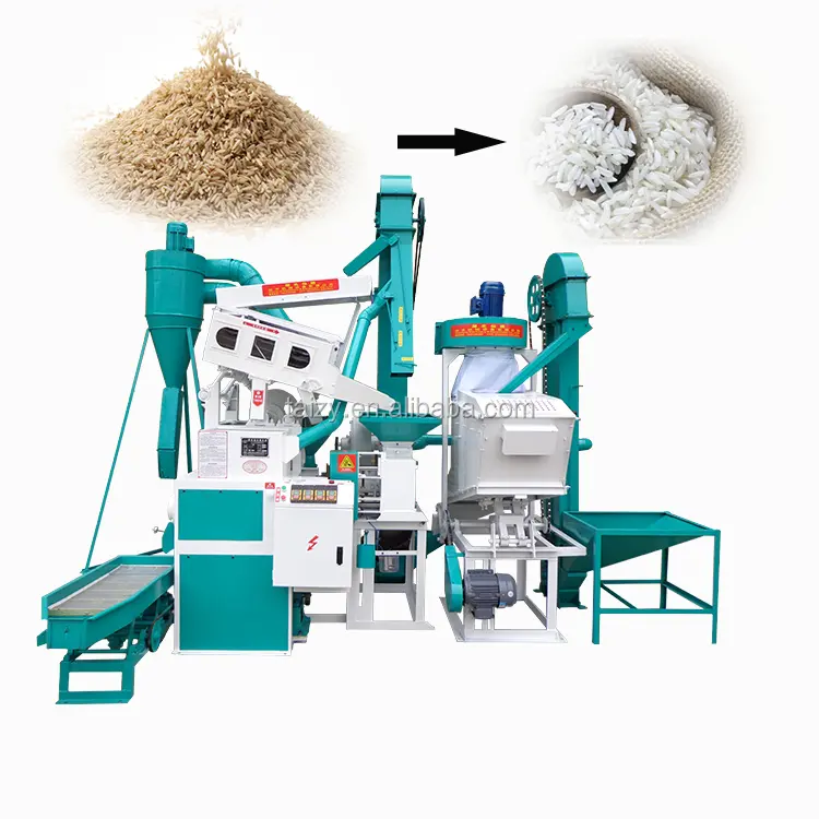 Máquinas de fresa para máquinas de arroz combinado comercial completo equipamento para tailândia e áfrica