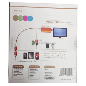 China, el Proveedor de cable micro usb al <span class=keywords><strong>adaptador</strong></span> de <span class=keywords><strong>hdmi</strong></span> mhl <span class=keywords><strong>a</strong></span> <span class=keywords><strong>hdmi</strong></span> para MHL Teléfonos <span class=keywords><strong>Samsung</strong></span> y HTC - Product Image 4