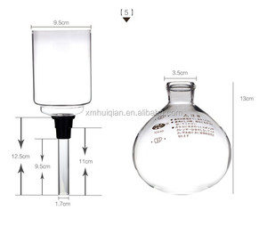 แก้ว Borosilicate เครื่องชงกาแฟไซฟอน,เครื่องชงกาแฟแก้วและชาเครื่องชงกาแฟแก้วสุญญากาศ2/3/5ถ้วย - Product Image 4