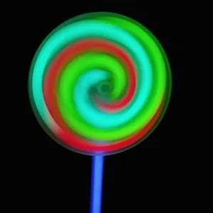 8 zoll blinkende glow stick candy lollipop glow licht stick für party favor