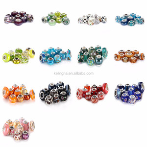 Cuentas De <span class=keywords><strong>Murano</strong></span> alla rinfusa 9x14mm Mix colori sfaccettati perle di vetro a lume di <span class=keywords><strong>Murano</strong></span> per la creazione di gioielli - Product Image 4