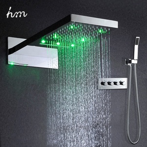 De baño al por mayor LED lluvia cascada de la <span class=keywords><strong>ducha</strong></span> <span class=keywords><strong>grifo</strong></span> 3 vías frío y caliente <span class=keywords><strong>ducha</strong></span> Mezclador - Product Image 6