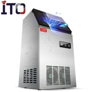 Attrezzatura di refrigerazione automatica icemaker cubo di luce blu che fa macchina macchina per ghiaccio professionale macchina per ghiaccio quadrata