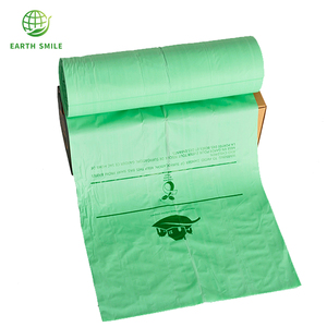 Sacchi per Rifiuti Compostabili BPI EN13432 AS4736 6L-200L 1.6-50 Gal Personalizzati con Sigillo a Stella per Casa, Giardino e Rifiuti Commerciali - Product Image 1